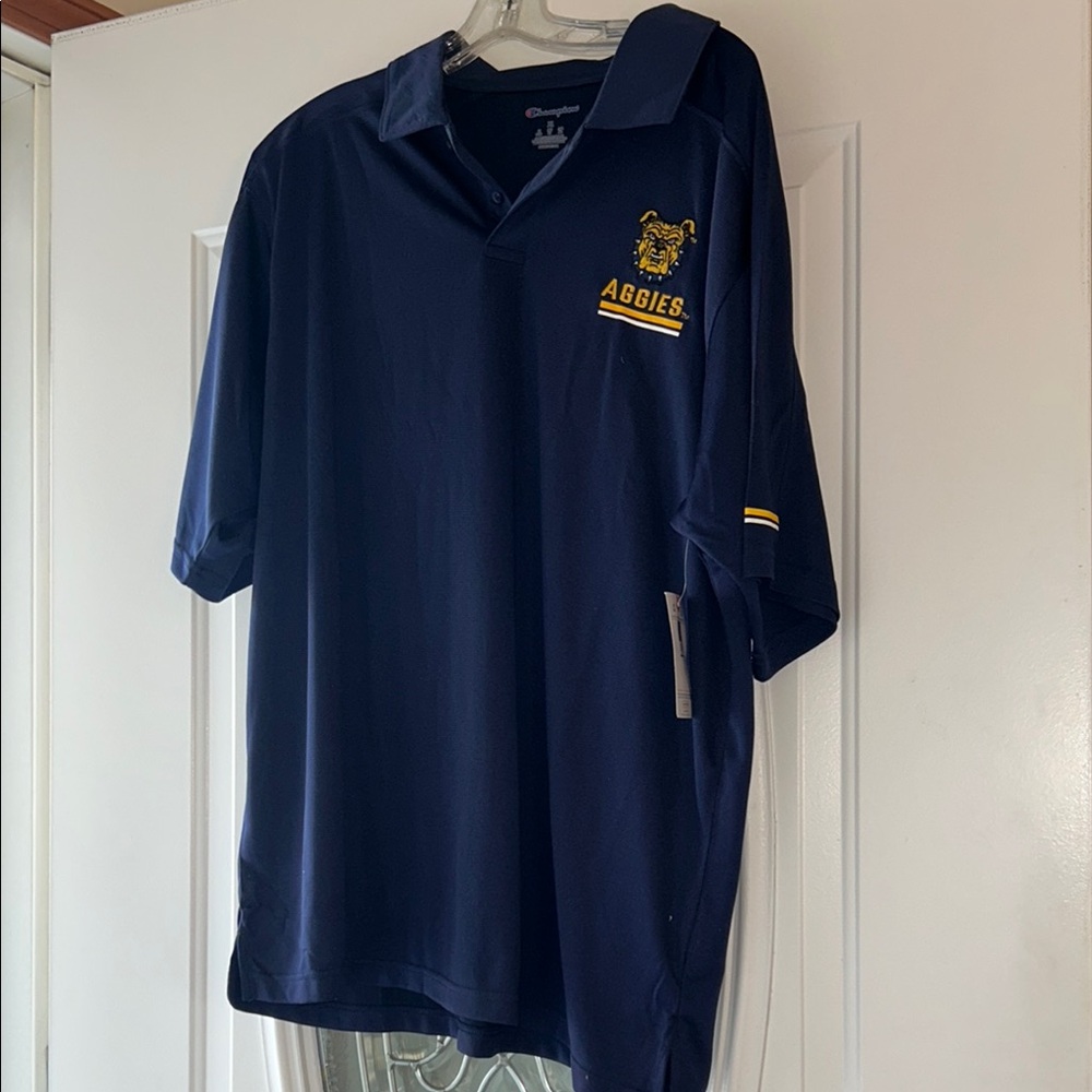 NWT Champion Navy Blue NC A&T Aggies Men's Shirt size XL